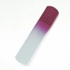 Private Label Professional Double Sided Surface Pedicure Rasp Etched Quality Crystal Glass Foot File