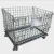 Import Professional factory stackable industrial foldable galvanized pallet wire mesh storage cage from China