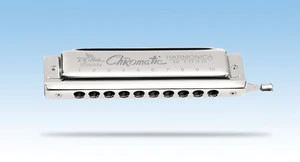 Professional Harmonica, SW1040 10 hole 40 tone square chromatic harmonica