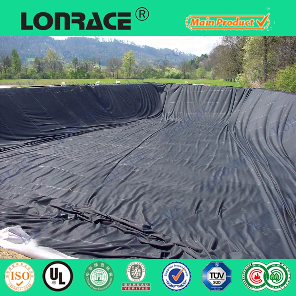 professional high quality HDPE plastic fish ponds liner