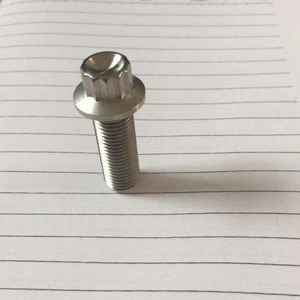 professional m10 hex head flange titanium nut screw bolt fastener with great price