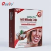Professional Oral Hygiene 3d White Teeth Whitening Strips Coconut Oil Flavor Teeth Bleaching Oem Strips