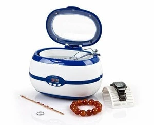 Professional Ultrasonic Jewelry Cleaner with Digital Timer for Eyeglasses, Rings, Coins