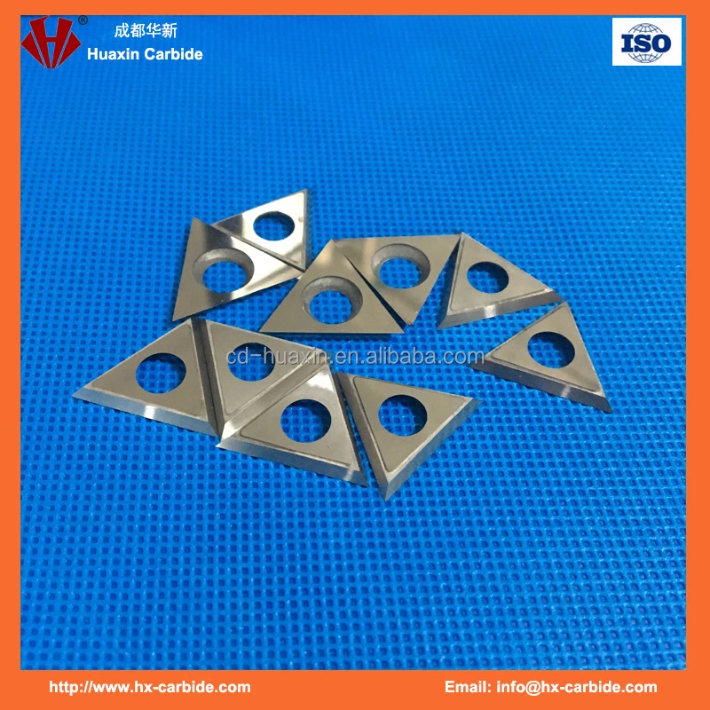profiled triangle tungsten carbide woodworking inserts for wood cutting machine used
