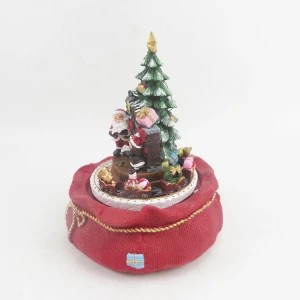 Promotion Custom Christmas Tree Resin Snow Globe Gift Souvenir