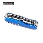 Promotion Gift Mini Swiss Pocket Knife With Blue Aluminum Handle