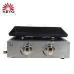 Propane Gas Teppanyaki Barbecue Flat Top Grill Outdoor 1 2 3 Burner Plancha Bbq Griddle Grill