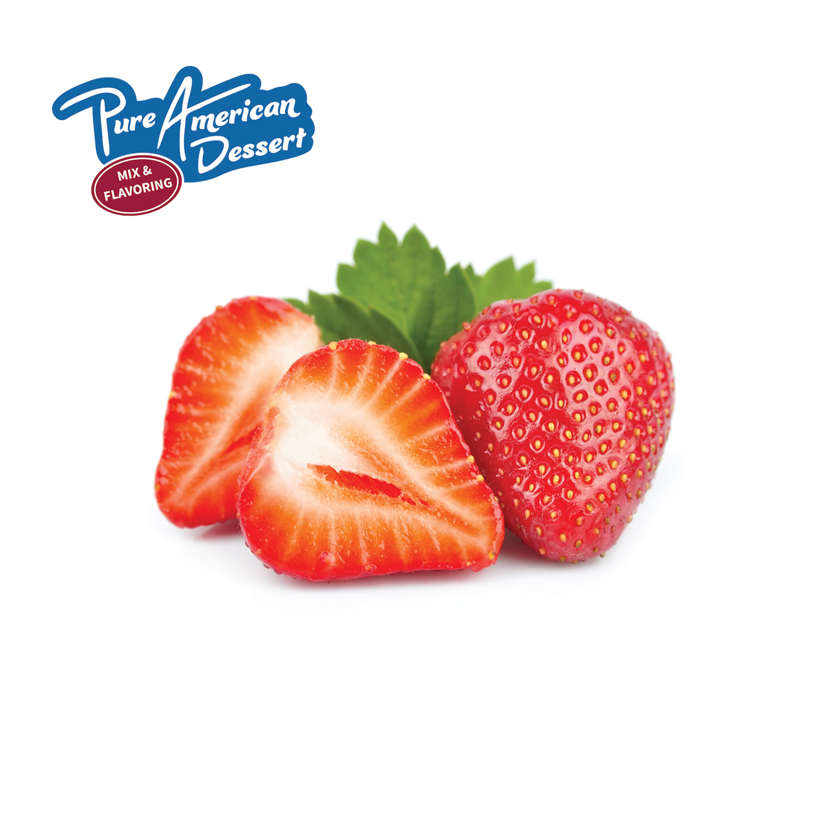 Pure American Dessert Mix & Flavoring Strawberry Syrup Liquid Food Beverage Ice Cream Yogurt Smoothie Snow Ice Slushy Flavoring
