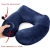 Import Push Button Soft Velvet Neck Pillow with Ear Plugs, Eye Mask and Carrying Bag for Airplane Inflatable Travel neck Pillow from China