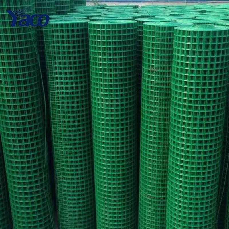 pvc coated / galvanized / polyester powder coating 3mm welded wire mesh fence