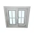 PVC profile window price sliding window with mosquito net cheap house windows for sale