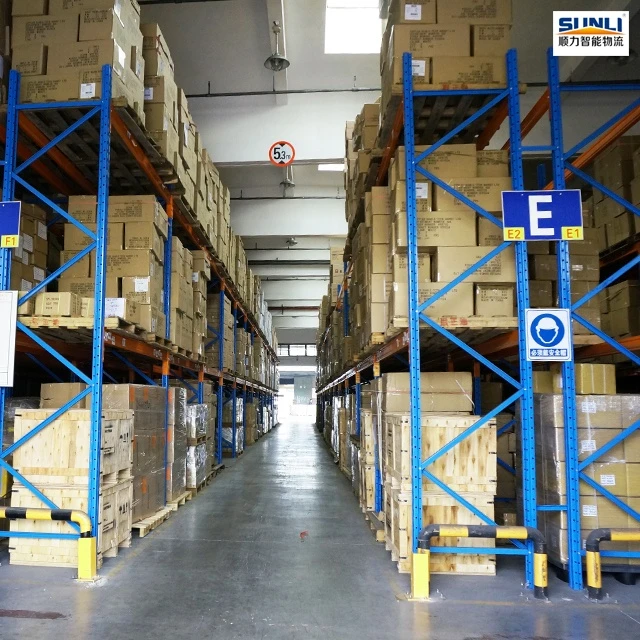 Q235B Steel Customized Adjustable Selective Pallet Storage Warehouse Racks