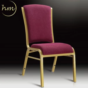 Quality Metal Hotel Furniture Stacking Customized Red Dining Banquet Chairs Malaysia