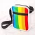 Import Rainbow Women Colored Shoulder Hand Custom Phone Hot Amazon Crossbody Bag from China