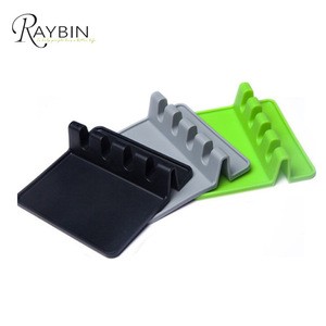 Raybin manufacturer wholesale gadgetseco-Friendly kitchen silicone spoon rest
