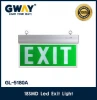 rechargeable led exit sing lights fire alarm emergency light with ni-cd battery