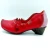 Import red  leather upper big size confortable heels womens shoes for Spring and Autumn from China