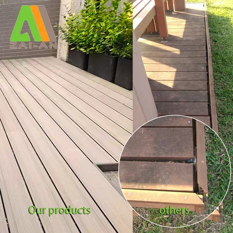 Replacing WPC Decking Wood Plastic Composite Compound Structural Stability Outdoor Foamed PVC Decking