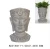 Import Resin human face vase Resin human face vase artificial flowerpot, indoor and outdoor vase statue ornaments from China