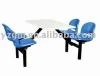 restaurant set,4 seats dining hall furniture,dinner table and chair