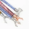 Retail christmas gift pen shining fancy glitter lapiceros metal balpointl pen with free laser logo YQ0173