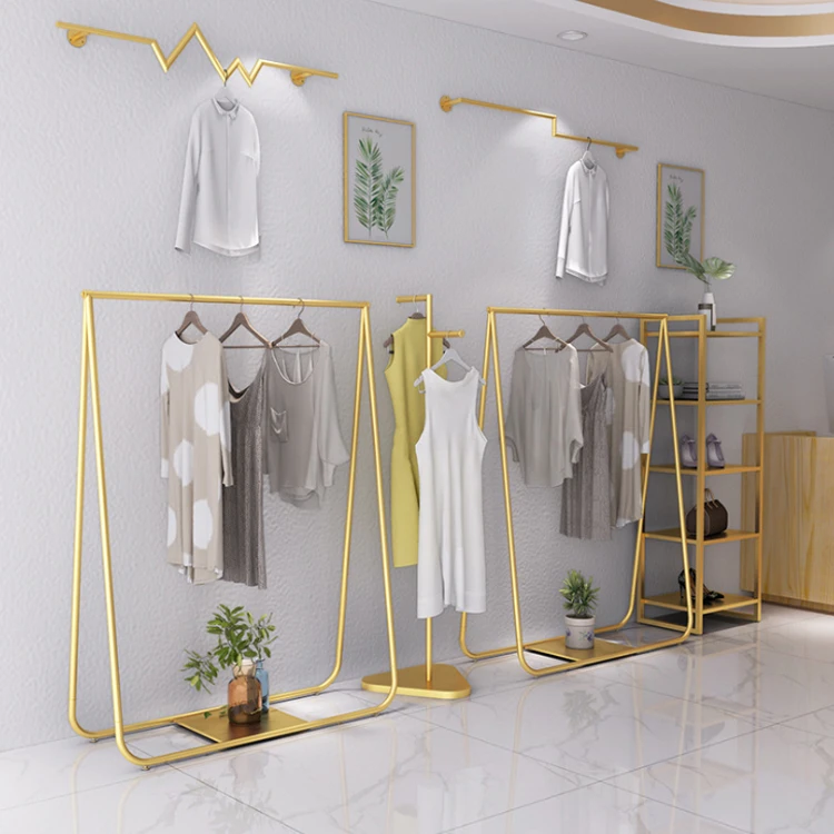 Retail Shop Fitting Display Furniture Hanging Clothing Display Stand Rack