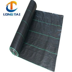 Retaining moisture ground cover weed control mat woven mulch film