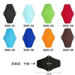 Reusable charcoal cloth sanitary menstrual pads  for women menstrual washable reusable sanitary pad