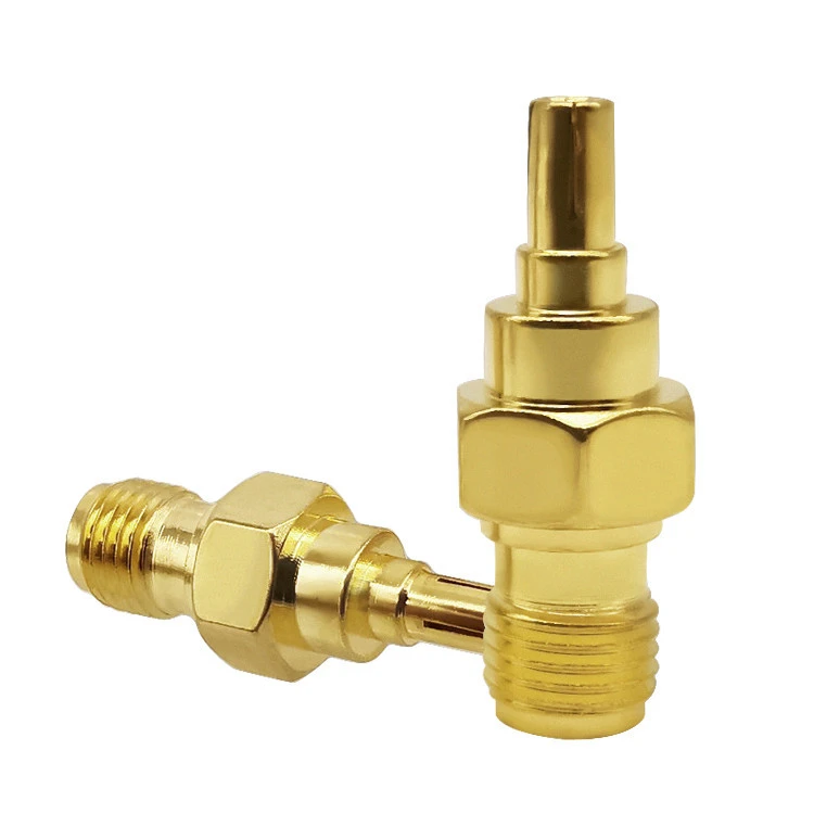 RF Terminal Coaxial Connector SMA female Connector to CRC9 waterproof adapter