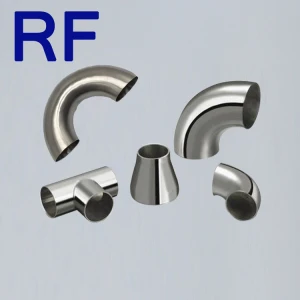 RF Welded/Tri-Clamp/Threaded Connection, Sanitary Stainless Steel Pipe Fittings