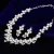 Import Rhinestone Bridal Luxury Fashion Elegant High-end Custom Necklace and Earring Set from China