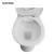 Import Rimless European Standard Luxury close-coupled Toilet suite Standard Height Wash-down Two Piece Toilet from China
