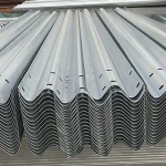 roadway safety w beam steel crash barrier Hot dipped galvanized highway guardrail road guard rail