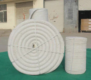 Round and Square Ceramic Fiber Braided Rope with SS Wire Reinforced