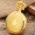 Import Royal Gold Shield Crown Pattern Quartz Pocket Watch Top Luxury Clock Collectibles Jewelry Gifts from China