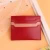RTS20022-2020 fancy design brand lady women girl pu leather card holder in stock wallet fashion factory price credit card holder
