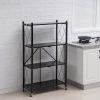 Sale multilayer carbon steel utility home study organizer tool metal bookshelf large kitchen storage shelf.