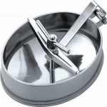 Sanitary Stainless Steel Oval Elliptic Inward Opening Tank Manhole Cover With Pressure