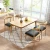 Import Sanqiang restaurant furniture wooden surface 4 seats dining table and chair set from China