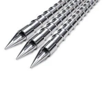 screw and barrel for plastic extruder machine or injection molding machine