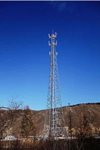 Self Supporting Cell Phones 3 Legs Telecommunication Tower