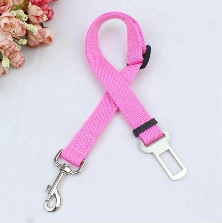 Selling Outdoors high quality Safety Comfortable No gear adjustment Easy to use 6 color car pet safety belt
