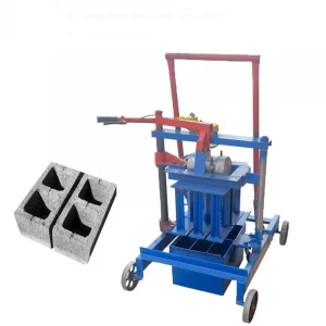 Semi automatic interlocking soil cement brick making machine 4-35 concrete hollow block making machine lowest price philippines
