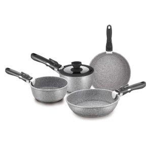 SGS Certificated 7 Pcs Wholesale Nonstick Cookware Sets Eco-Friendly Cookware