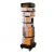 Import shop rotating wooden rotating comic book display rack,book store furniture,book display unit from China