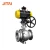 Import Side Entry Fire Safe Gas Full Port Floating Flanged Pneumatic Actuated Stainless Steel Ball Valve From CE Manufacturer with Low Price from China
