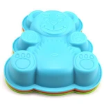 Silicone Bear Shape Cake Mold Food Grade Silicone Dessert Mold Kitchen Baking Cake Tool