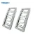 Import Silver Color Personalized Glitter Rhinestone Rectangle Crystal Custom Brand Hollow Belt Buckle parts from China