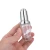 Import Silver pump head transparent glass cosmetic bottle emulsion bottle cosmetic bottle packaging material from China