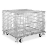 Simple to detach and folds easily  metal pallet storage cage